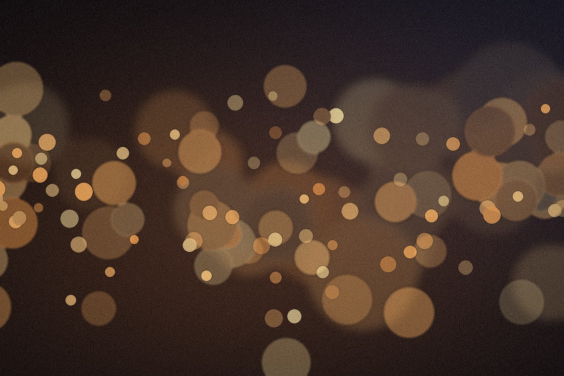 Warm lights at an evening gathering